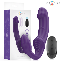 Intense - Jill Doppelvibrator 20 cm Lila Fernbedienung