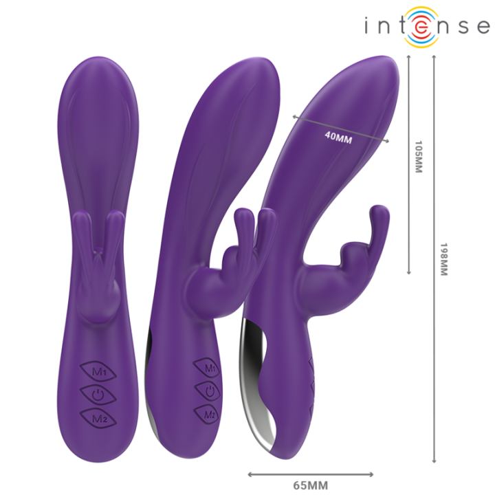 Intense - Randall Rabbit Vibrador 10 Vibrações Roxo