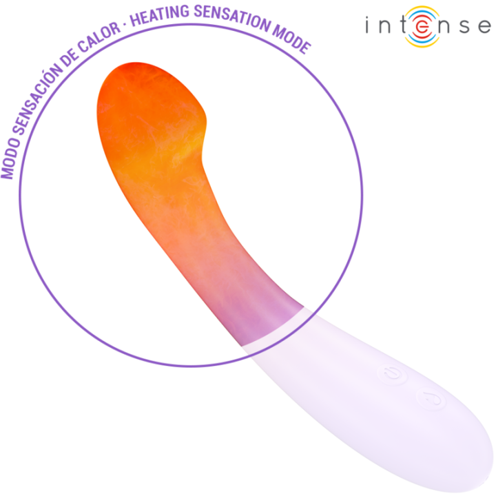 Intense - Becky Vibrator 19 cm Heizbar 7 Vibrationen Lila