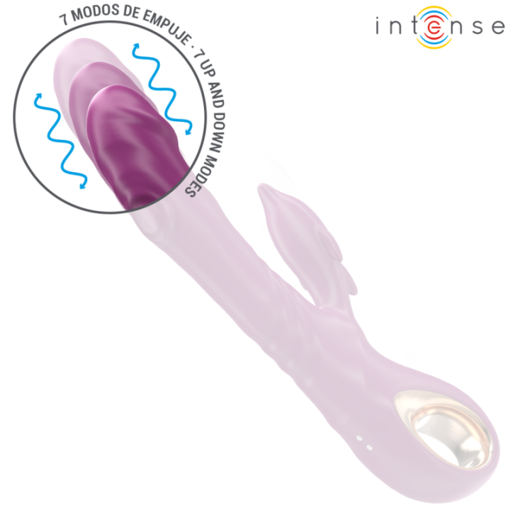 Intense - Halle Multifunktionsvibrator Mit Delfin-Stimulierender Zunge Lila