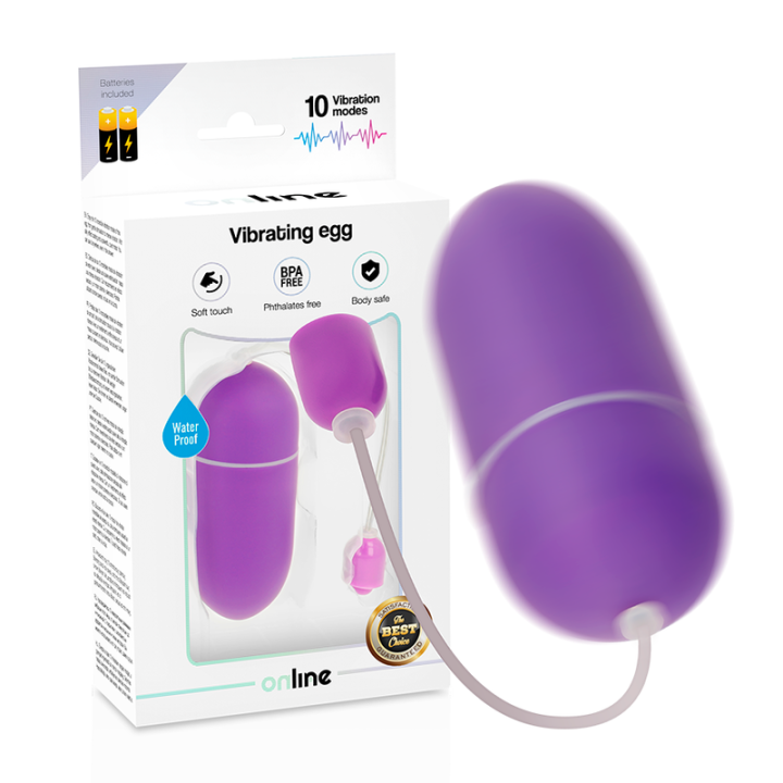 Online - Oeuf Vibrant Imperméable Lilas