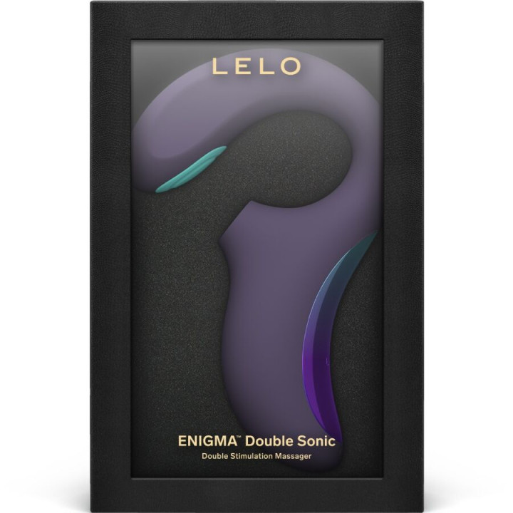 Lelo - Enigma Duplo Vibrador Sônico Point g Cyber Roxo