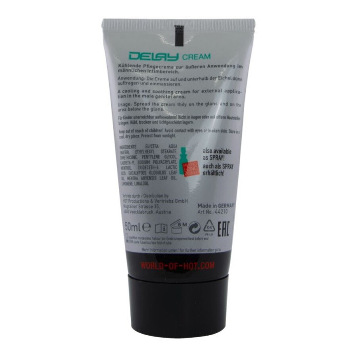 Hot - Creme Retardante 50 ml