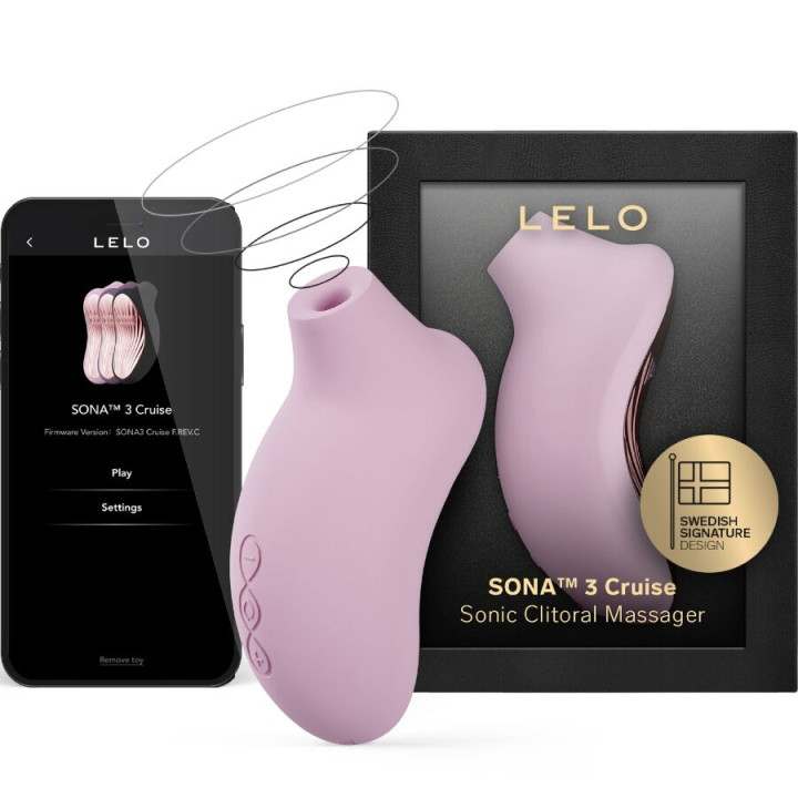 Lelo - Sona 3 Cruise Sonic Klitoralsager Zartrosa
