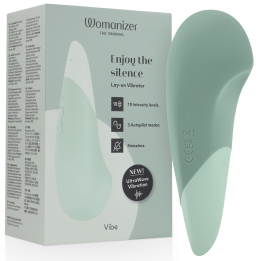 Womanizer - Vibe Vibrador Lay-on Silencioso Verde Claro