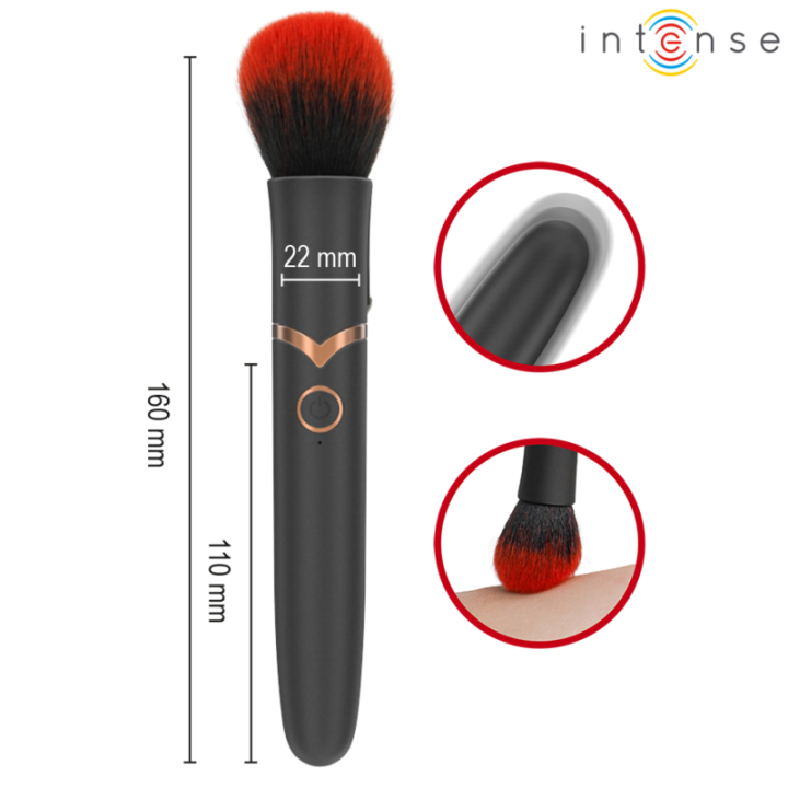 Intense - Brosse Vibrante Emilia 10 Vibrations 16 cm
