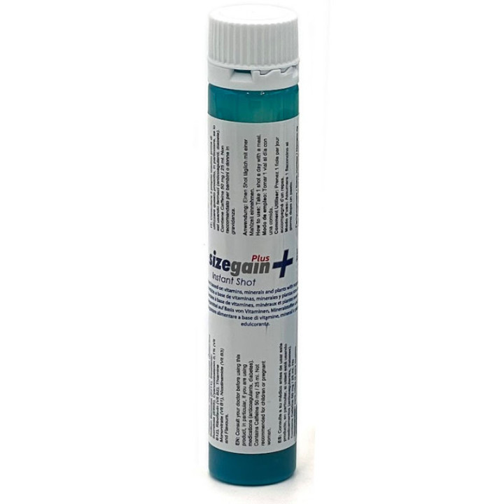 500 Cosmetics - Sizegain Plus Instant Shot Vigorizante Masculino 5 Unidades
