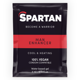 Spartan - Male Enhancer Gel Hot-Cold Effect 100% Vegan 4ml