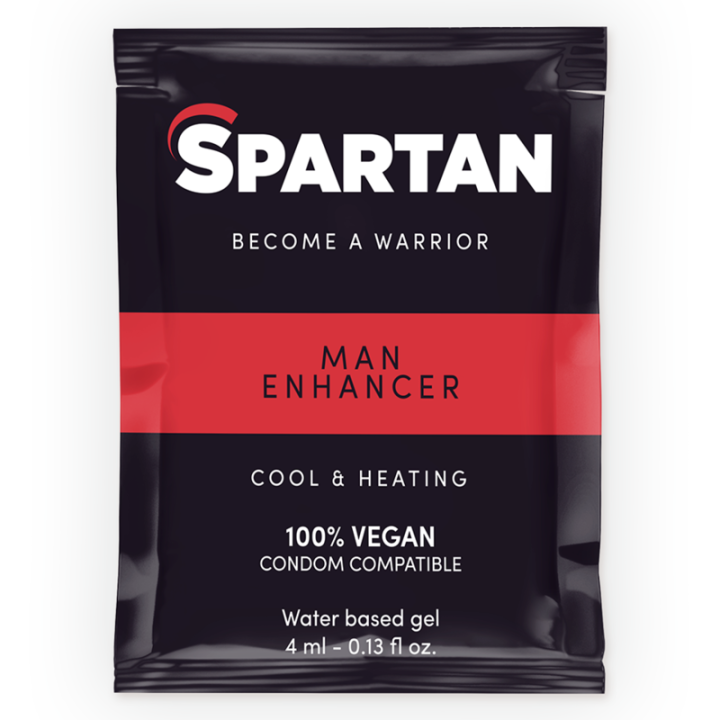 Spartan - Gel Améliorant l'Érection à Effet Froid-Chaud 100% Vegan 4ml