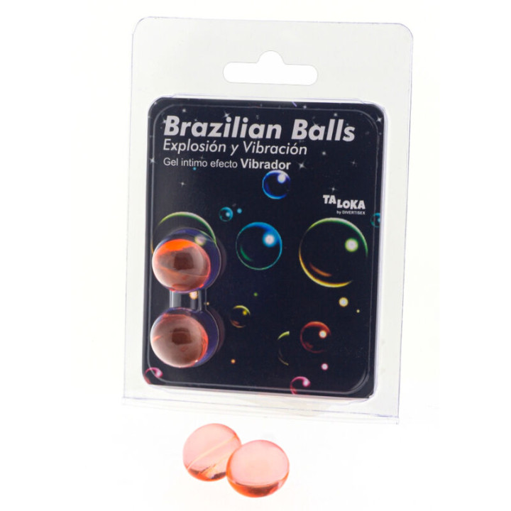 Taloka - 2 Sfere Brasiliane Gel Emozionante Effetto Vibrante