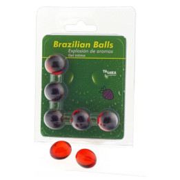 Taloka - 5 Sfere Brasiliane Gel Intimo Alla Fragola