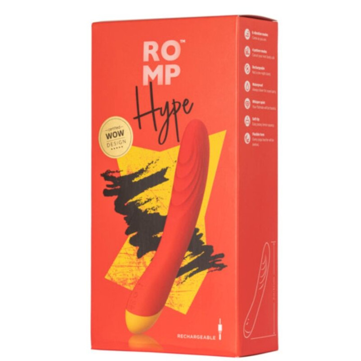 Romp - Hype Vibratore Multifunzione Per il Punto g Rosso