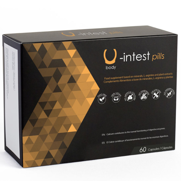 500 Cosmetics - Cápsulas u-Intest Para Prevenir Hemorróidas - 60 Cápsulas