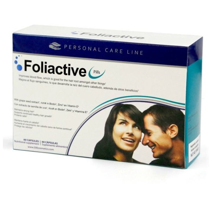 500 Cosmetics - Pilules Foliactives Complément Alimentaire Chute de Cheveux