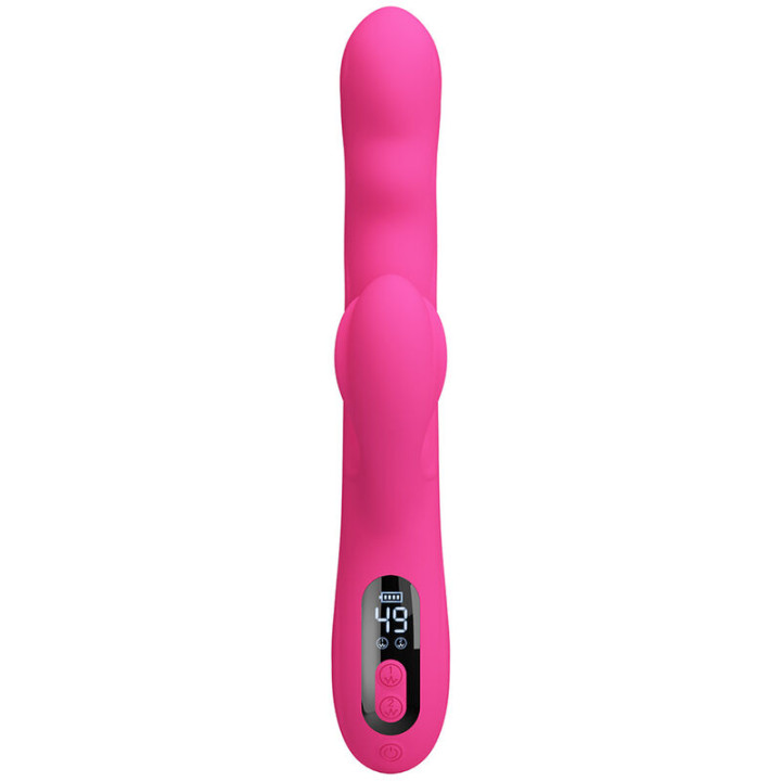 Pretty Love - Winters Multifunktions-Hasenvibrator Mit Led-Anzeige, Pink