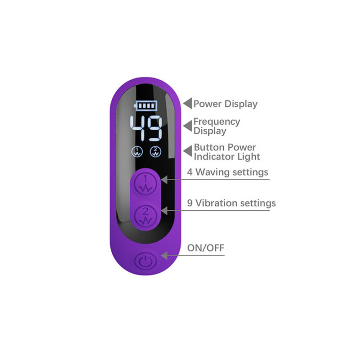 Pretty Love - Sabien Rabbit Vibrator With Tapping Stimulation And Purple Led