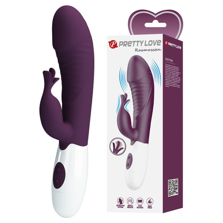Pretty Love - Rogue Muse 30-Funktionen-Hasenvibrator Lila