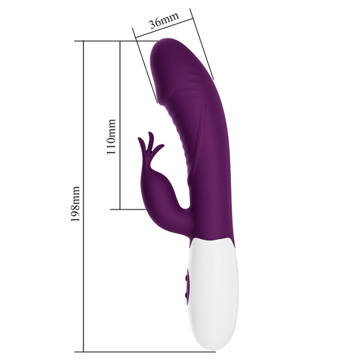 Pretty Love - Vibrateur Lapin Rogue Muse 30 Fonctions Violet