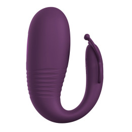 Pretty Love - Klay Vibrador Huevo Con Empuje App Control Morado