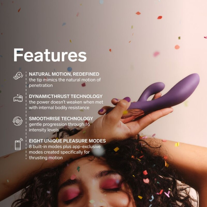 Lelo - Ina Vibratore a Spinta Rabbit Viola