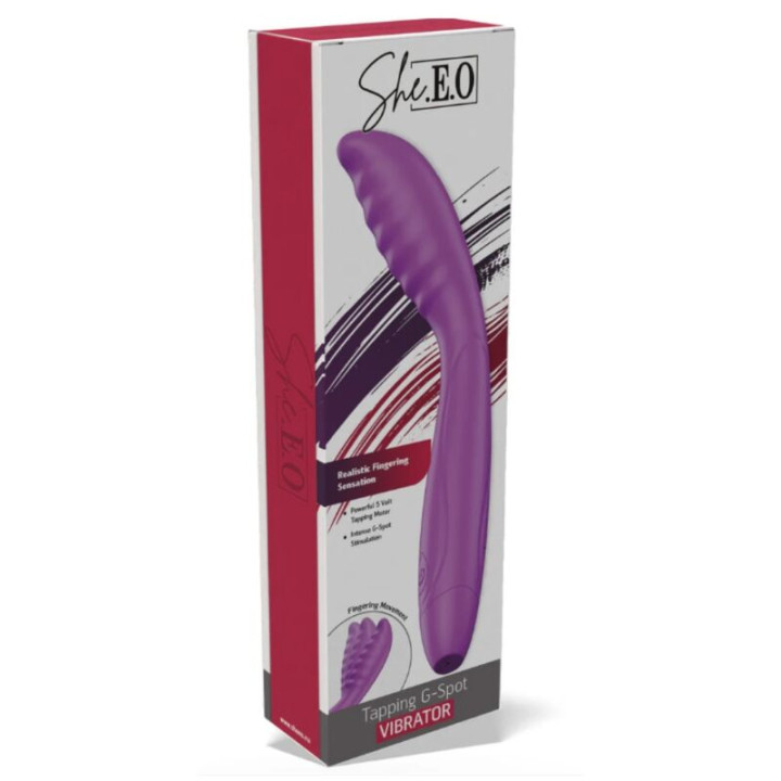 She.e.o - Fioletowy Wibrator do Pieczenia Punktu g