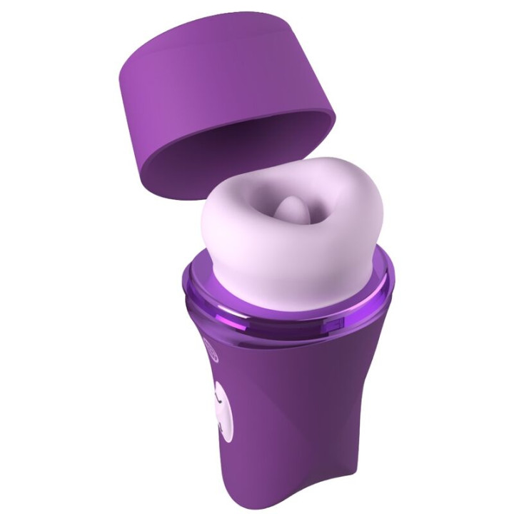 Fantasy For Her - Lush Kiss Plush Purple Suction & Licking Clitoral Stimulator