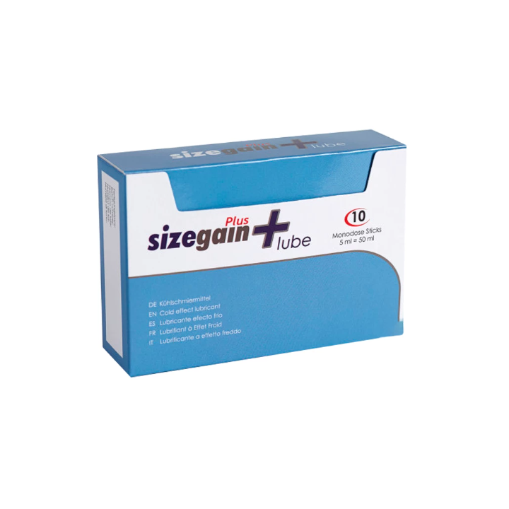 500 Cosmetics - Sizegain Plus Lube Lubricante Efecto Frio