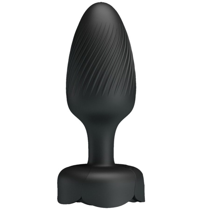 Pretty Love - Osborn Anal Plug With Led Light Black 9.8 cm