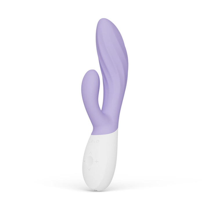 Lelo - Ina Twist Double Vibrator Rabbit For g-Spot And Clitoris Lavender