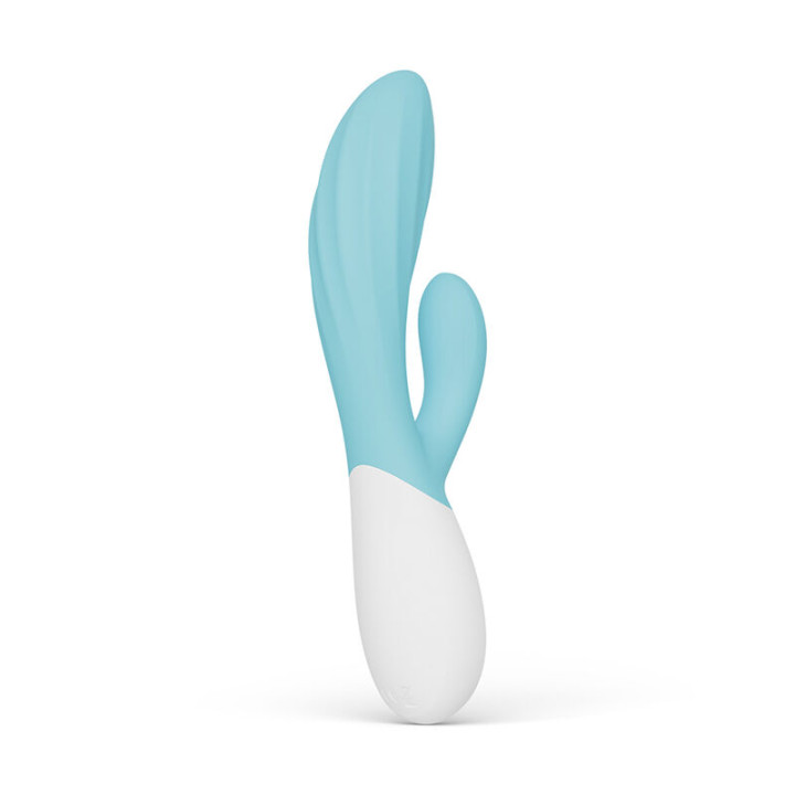 Lelo - Ina Twist Doppio Vibratore a Coniglio Per il Punto g e il Clitoride Blu