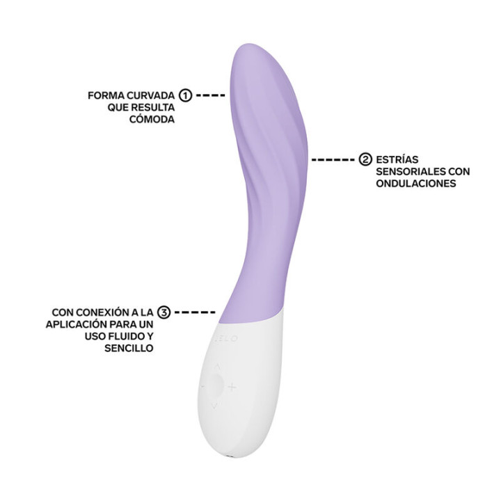 Lelo - Mona Twist Rechargeable App-Controlled g-Spot Vibrator Lavender