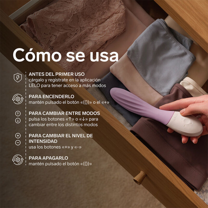 Lelo - Mona Twist Vibrador Para Punto g Recargable App Control Lavanda Rosa