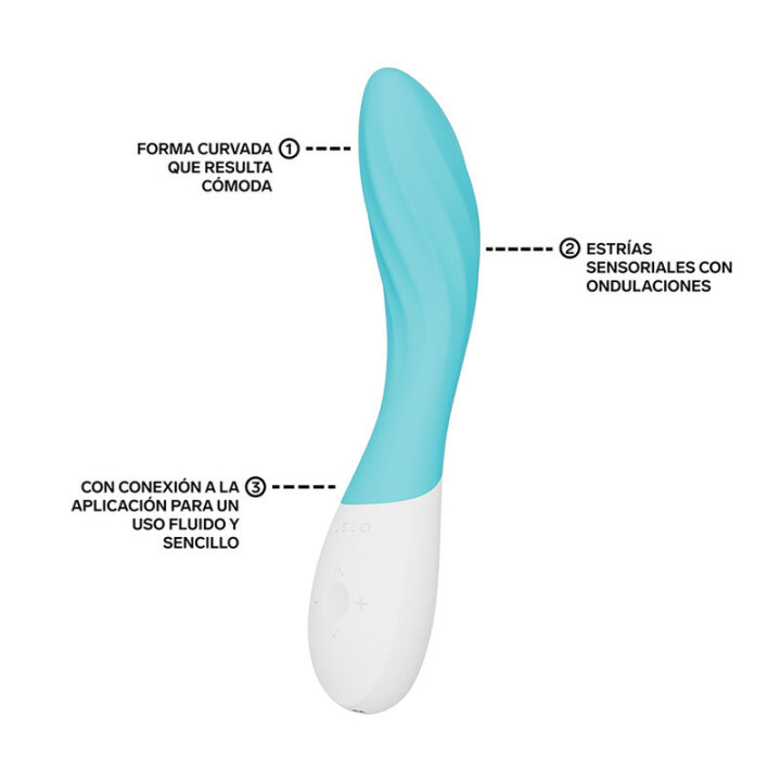 Lelo - Mona Twist Rechargeable App-Controlled g-Spot Vibrator Lavender