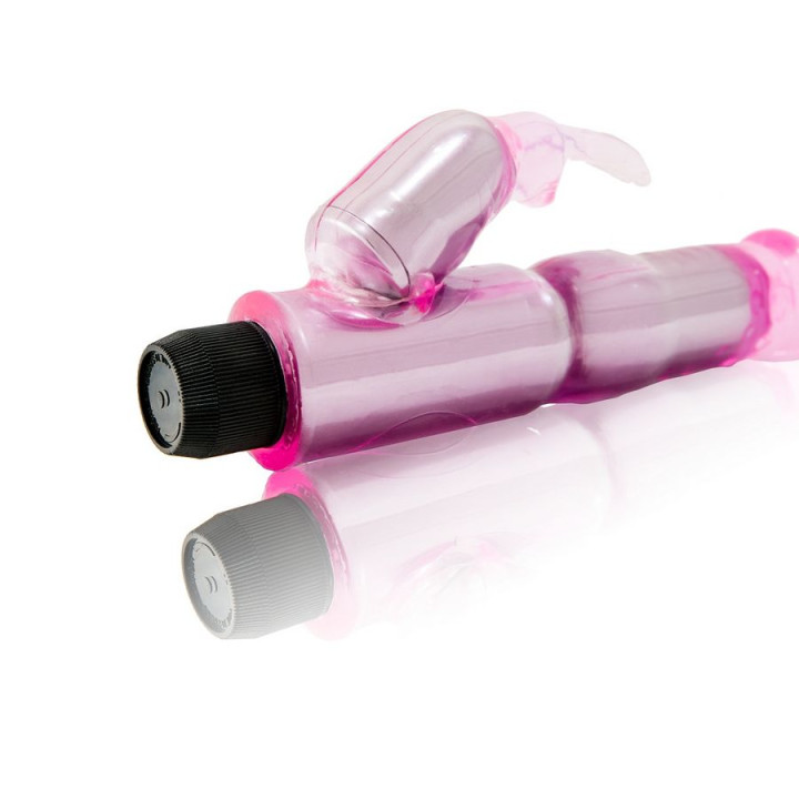 Baile - Vibratore Con Stimolatore Rosa Regolabile