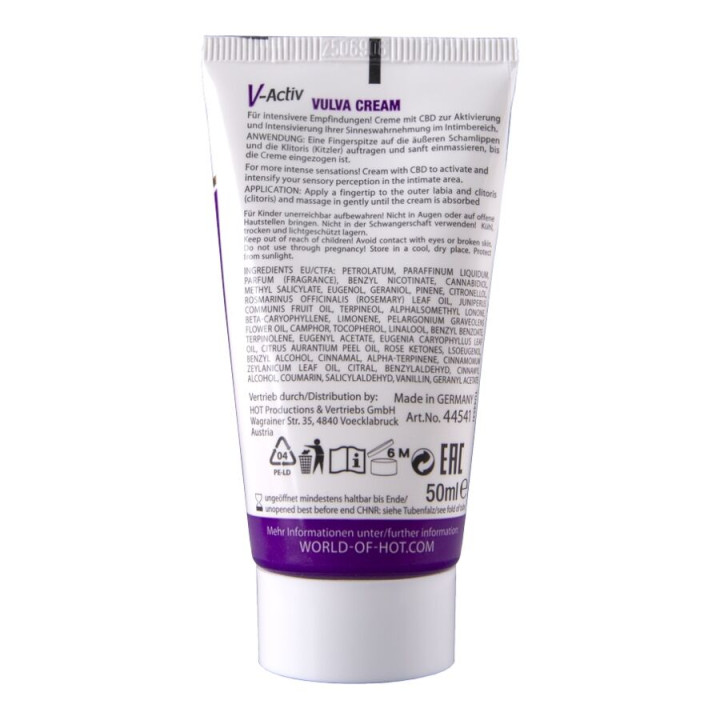 Chaud - Gant de Crème Vulvaire Cbd 50ml