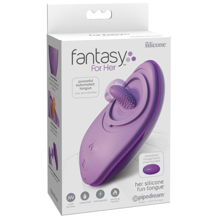 Fantasy For Her - Her Fun Tongue en Silicone Violet