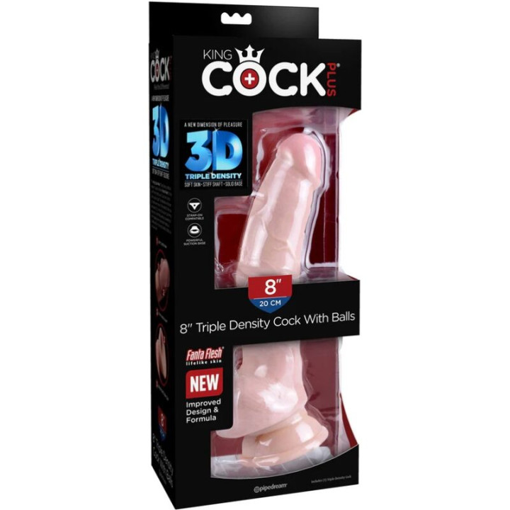 King Cock - Dildo Tripla Densidade 18.4 cm