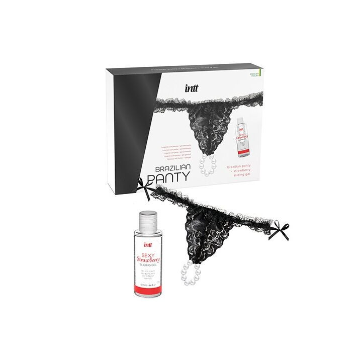 Intt Releases - Brasilianisches Schwarzes Höschen Mit Perlen Und Schmiergel 50 ml