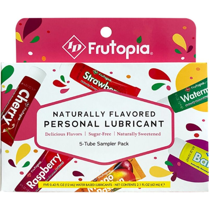 Id Frutopia - Lubrificante Sortido 5 Pack 12 ml