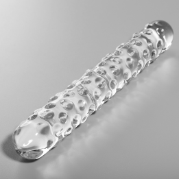 Nebula Series by Ibiza - Modelo 15 Dildo Cristal Transparente 18.5 cm -o- 3 cm