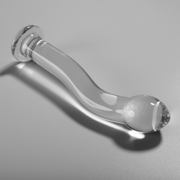 Nebula Series by Ibiza - Model 18 Dildo Szklo Borosilikatowe Przezroczyste 18.5 cm -o- 3.5 cm
