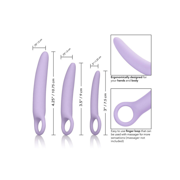 Calexotics - dr. Laura Berman Alena Set Mit 3 Silikon-Dilatatoren
