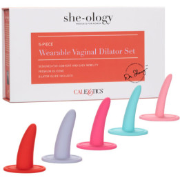 Calexotics - Kit 5pc Dilatadores Vaginales o Anales Multicolor