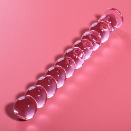 Nebula Series by Ibiza - Modelo 22 Dildo Cristal Rosa 21.5 cm -o- 2.5 cm