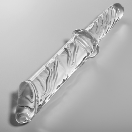 Nebula Series by Ibiza - Modelo 24 Dildo Cristal Transparente 28.5 cm -o- 5 cm