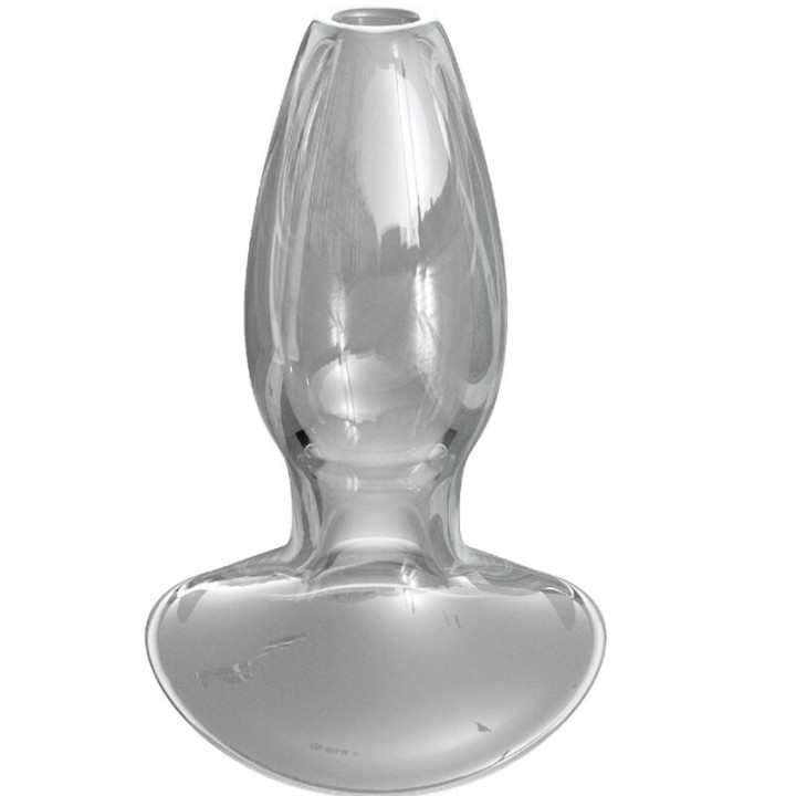 Plug Anal de Cristal Ergonómico Para Estimulación Anal