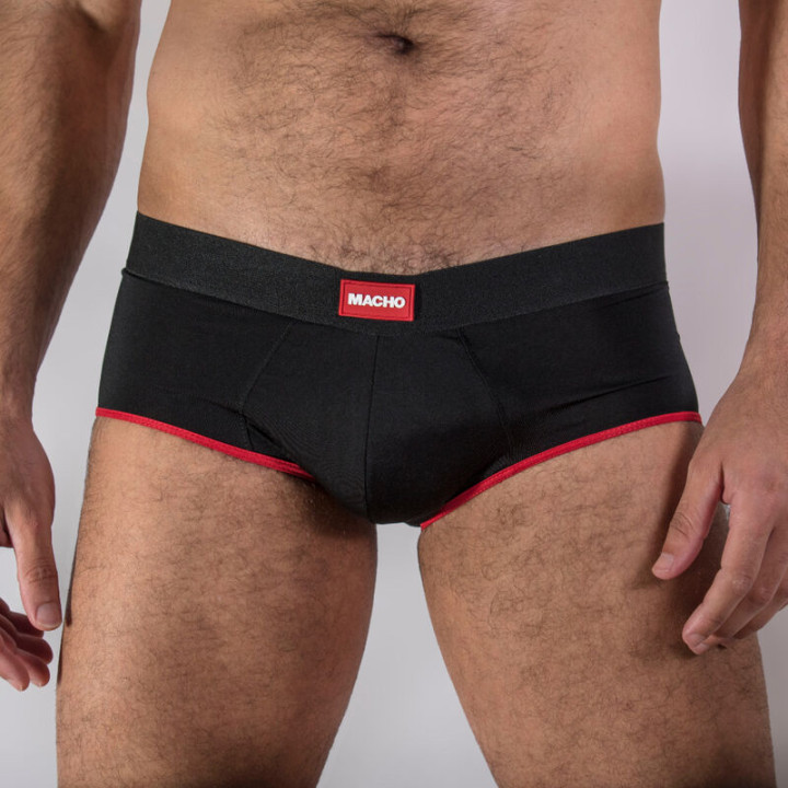 Macho - Ms24r Calzoncillo Brief Dark Rojo xl