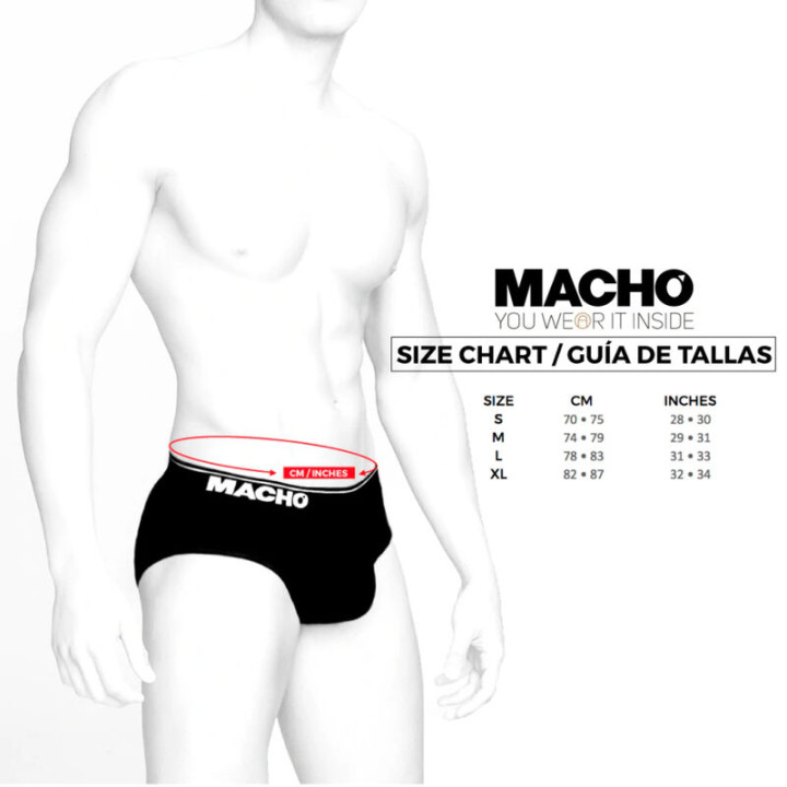 Macho - Cueca Cueca Ms24r Vermelho Escuro xl