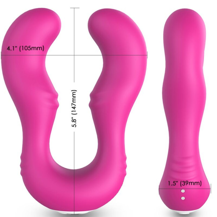 Armony - Seraph Vibrator Doppelte Fernbedienung Fuchsia