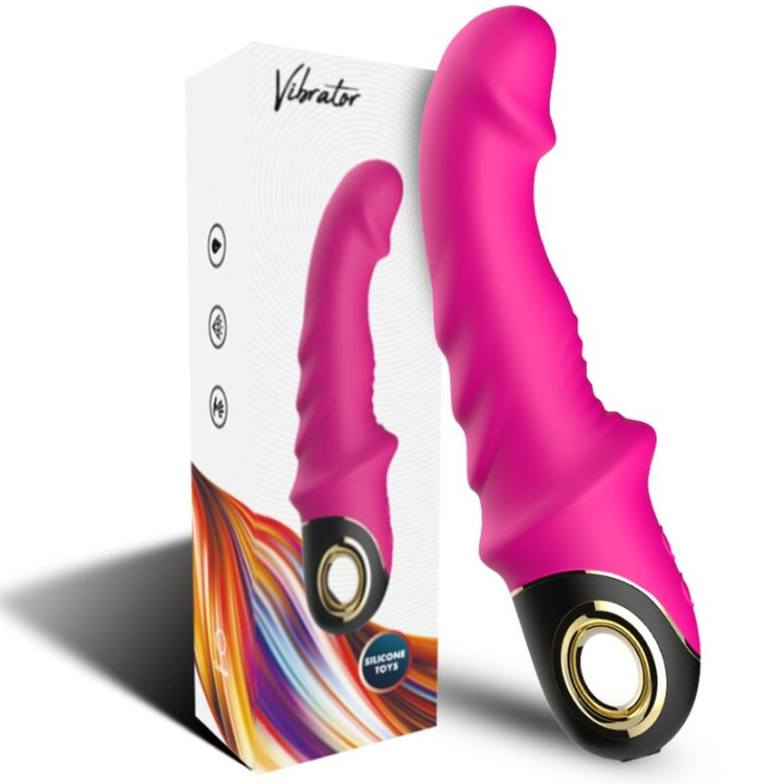 Baile - Bodach Realistic Vibrator With Remote Control Suction Cup